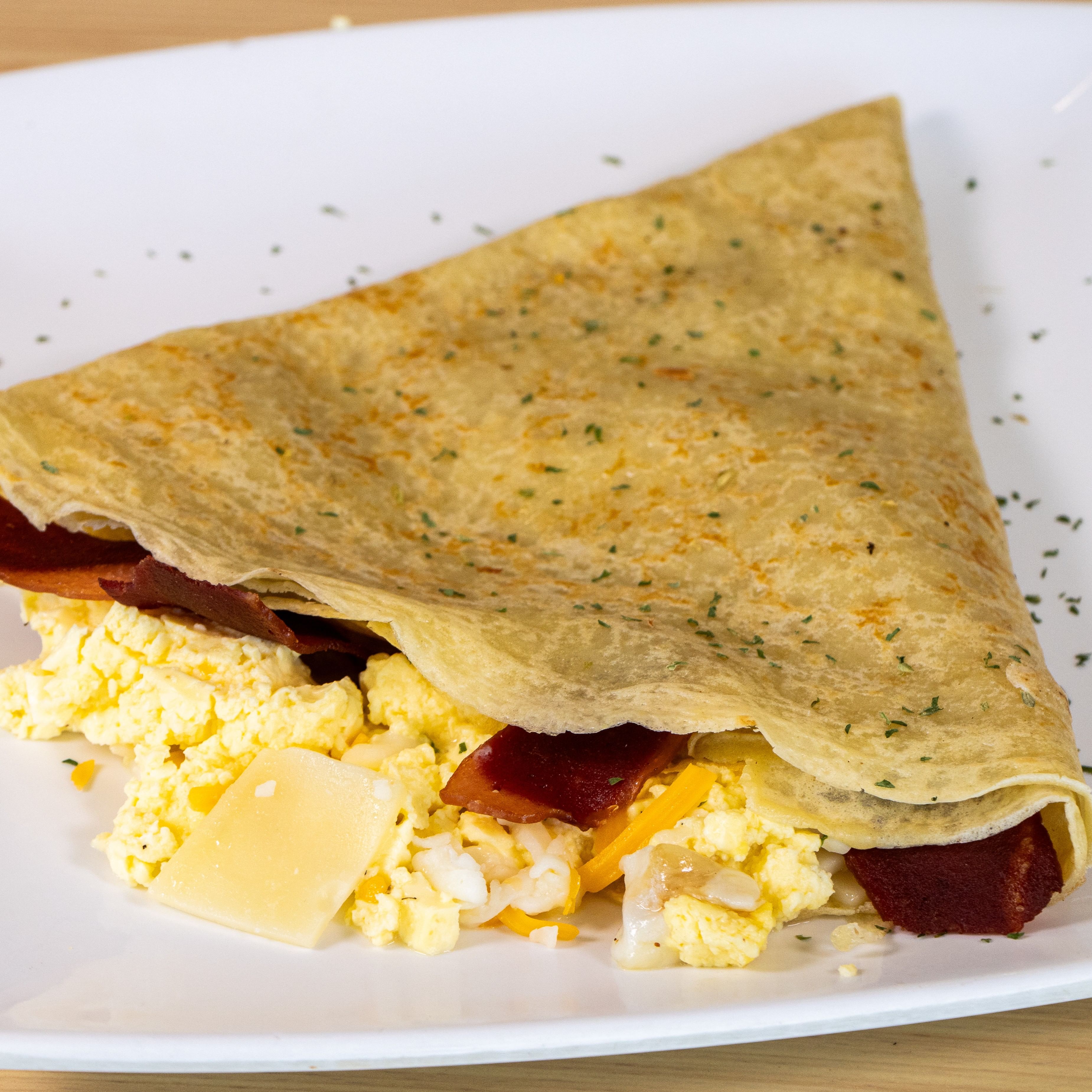 Egg & Cheese Crêpe.