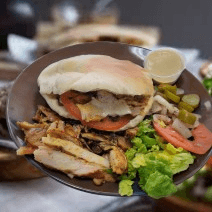 Chicken Shawarma Pita.