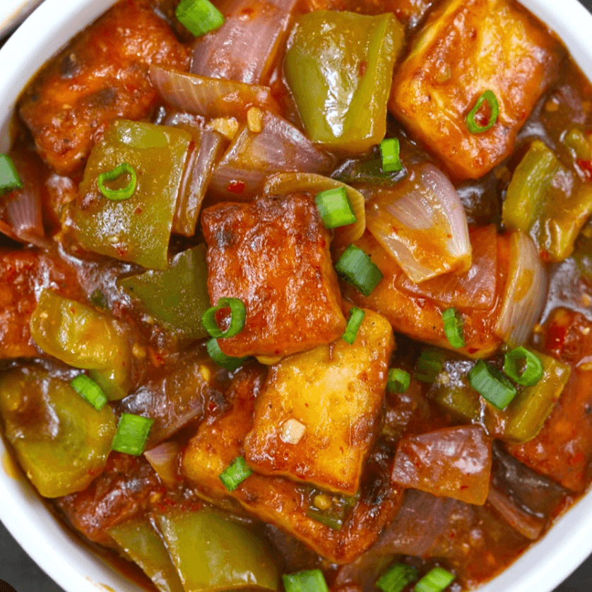 Chilli Paneer.