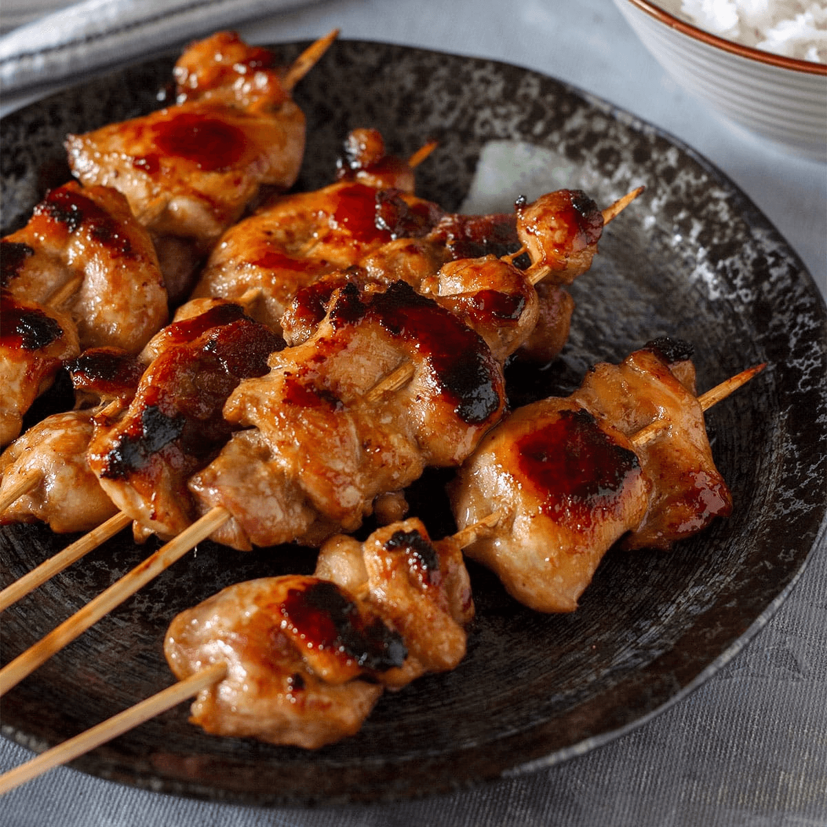 Teriyaki Chicken on The Stick.