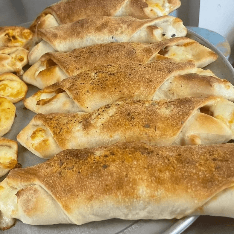 Sausage, Peppers & Onions Roll.