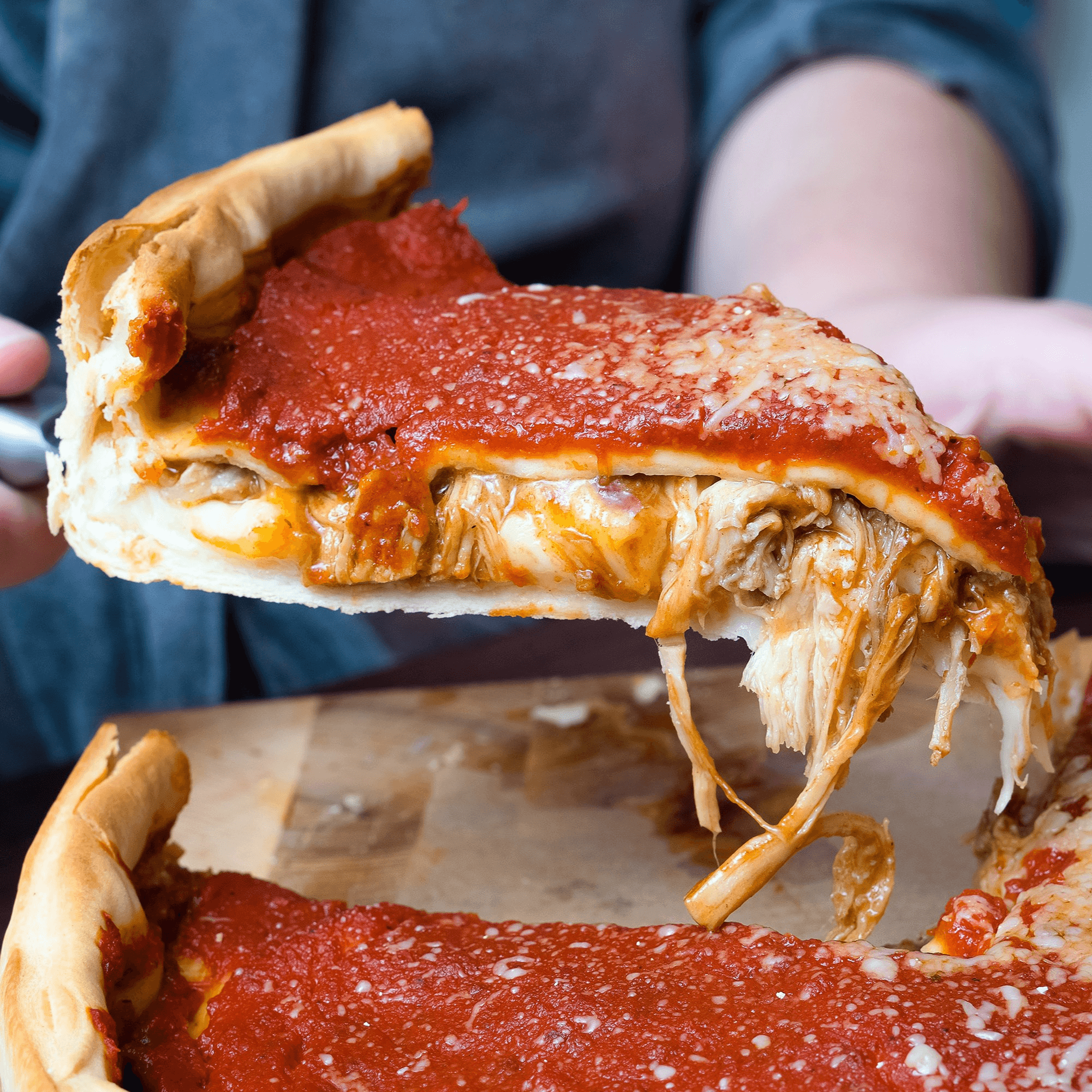 Stuffed Cheese Pizza (Large 14'').