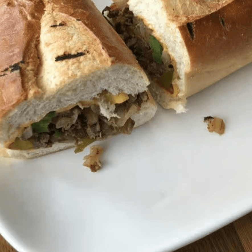 Philly Cheesesteak Sandwich.