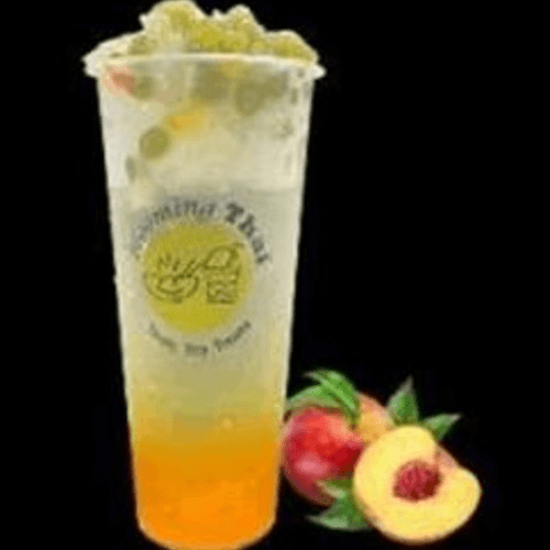 Peach Italian Soda.