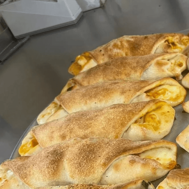 Chicken Parmigiana Roll.