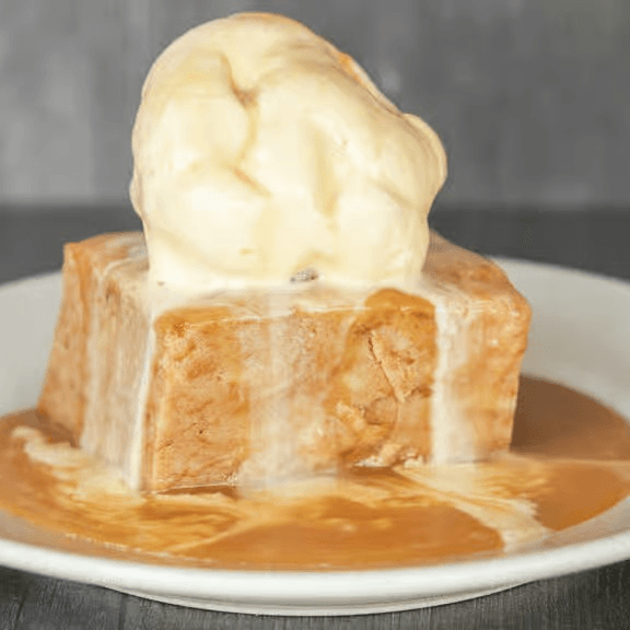 Catering 20 Pieces Mini Cut Bread Pudding Platter.