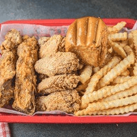 RIBS & DRUMETTES /W FRIES (2 RIBS, 6 DRUMETTES).