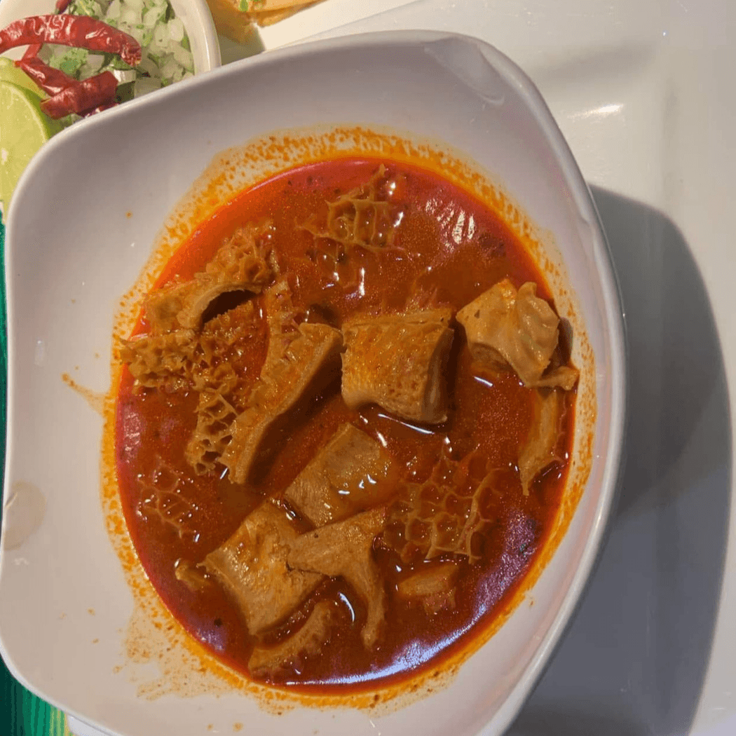 Caldo De Menudo.