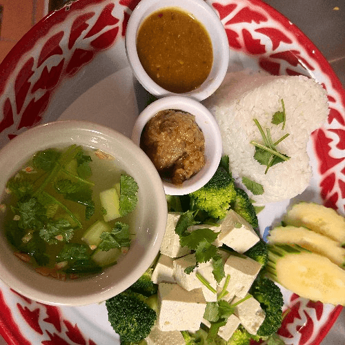Khao Man Tofu.