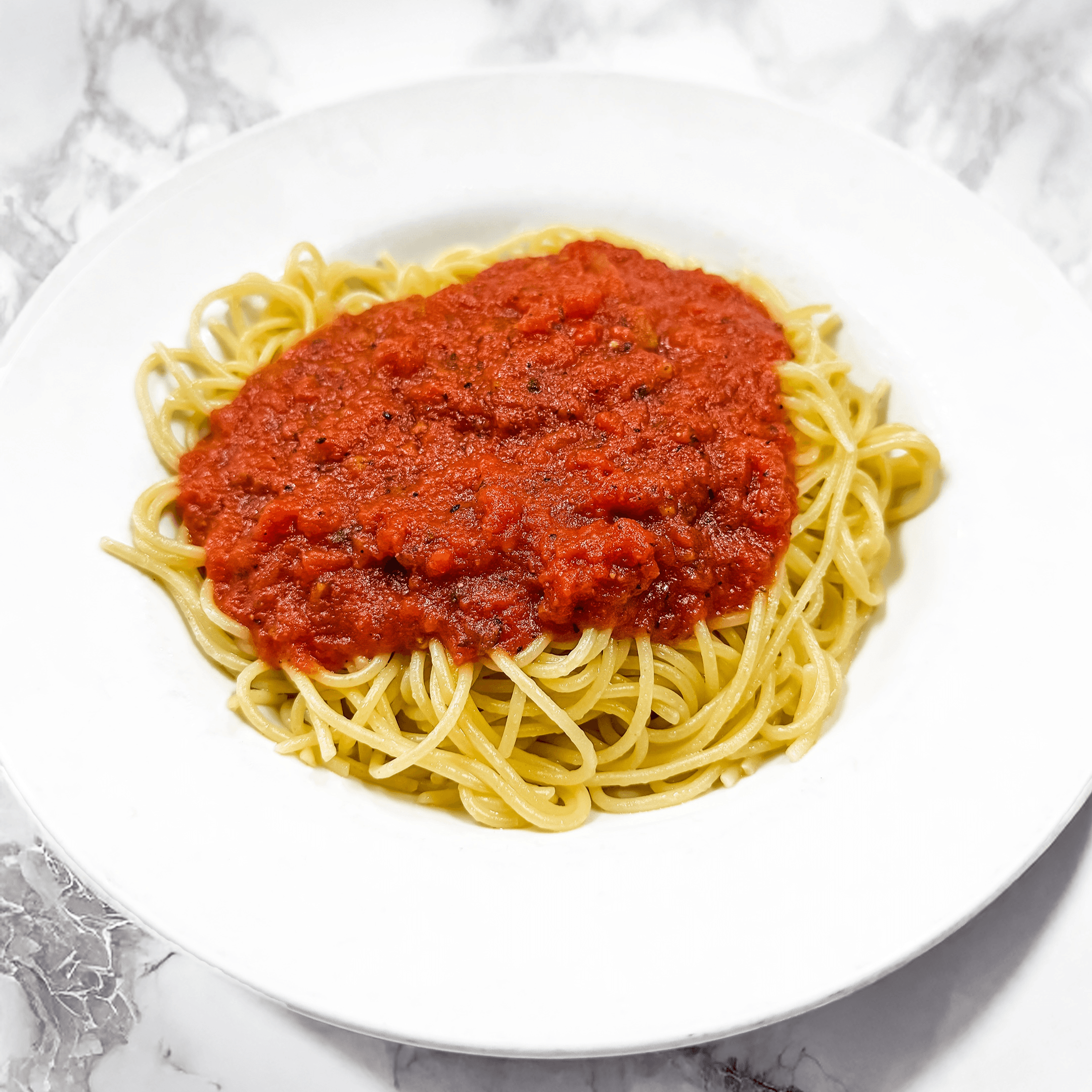 Spaghetti Marinara.