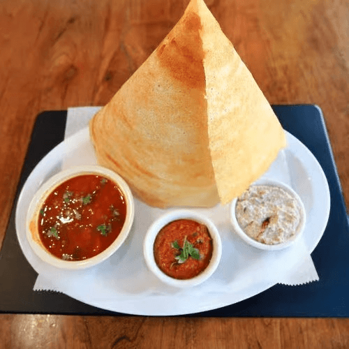 CHICKEN CURRY DOSA.