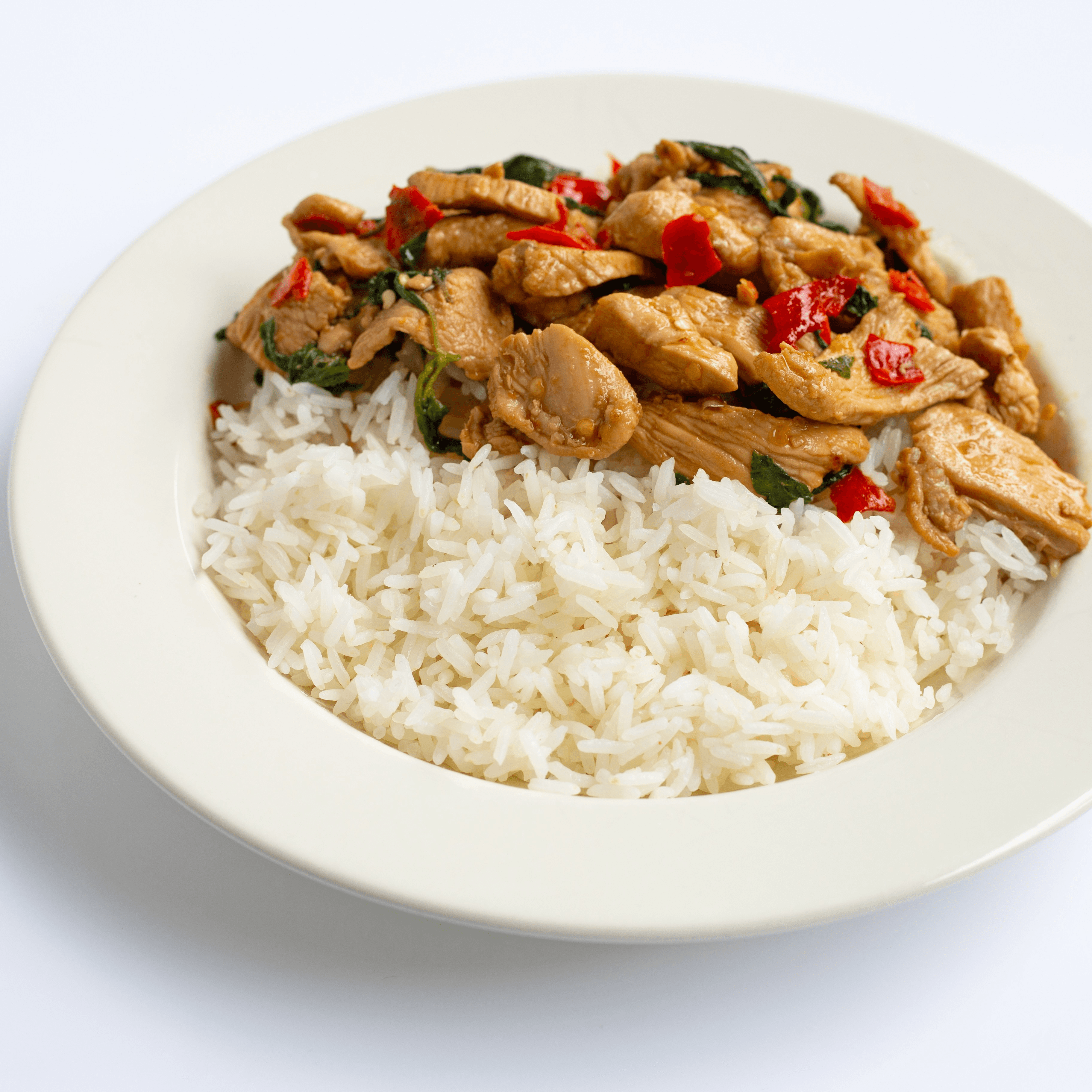 Chicken sauteed Ginger.