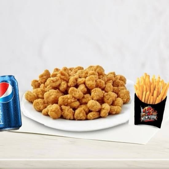 #16 Popcorn Chicken Combo.