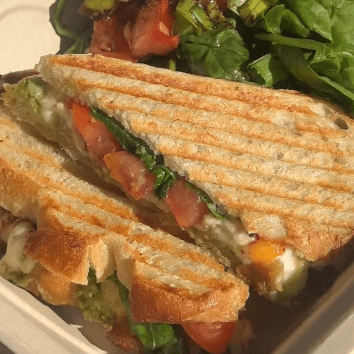 Fresh Mozzarella Sandwich.