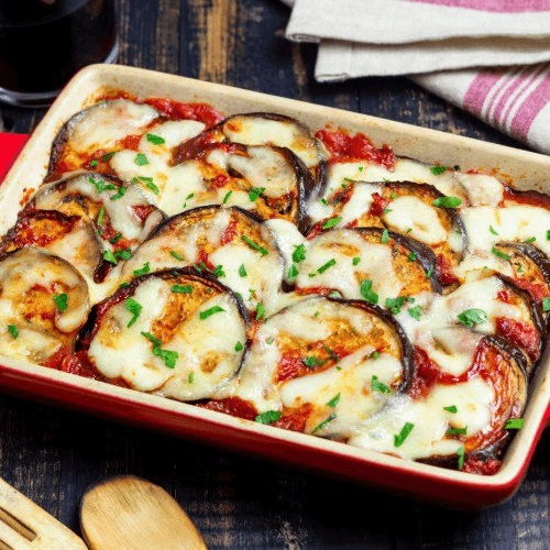 Eggplant Parmesan.