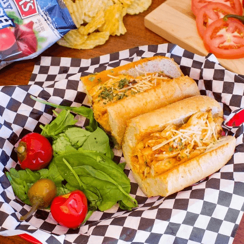 Buffalo Chicken Cheesesteak.