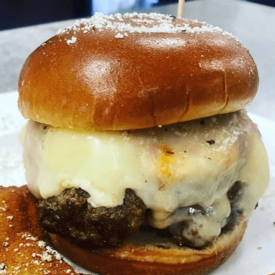 The Fuhgetaboutit Stuffed Burger.