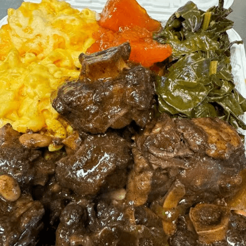 Grandmom Oxtail Dinner.