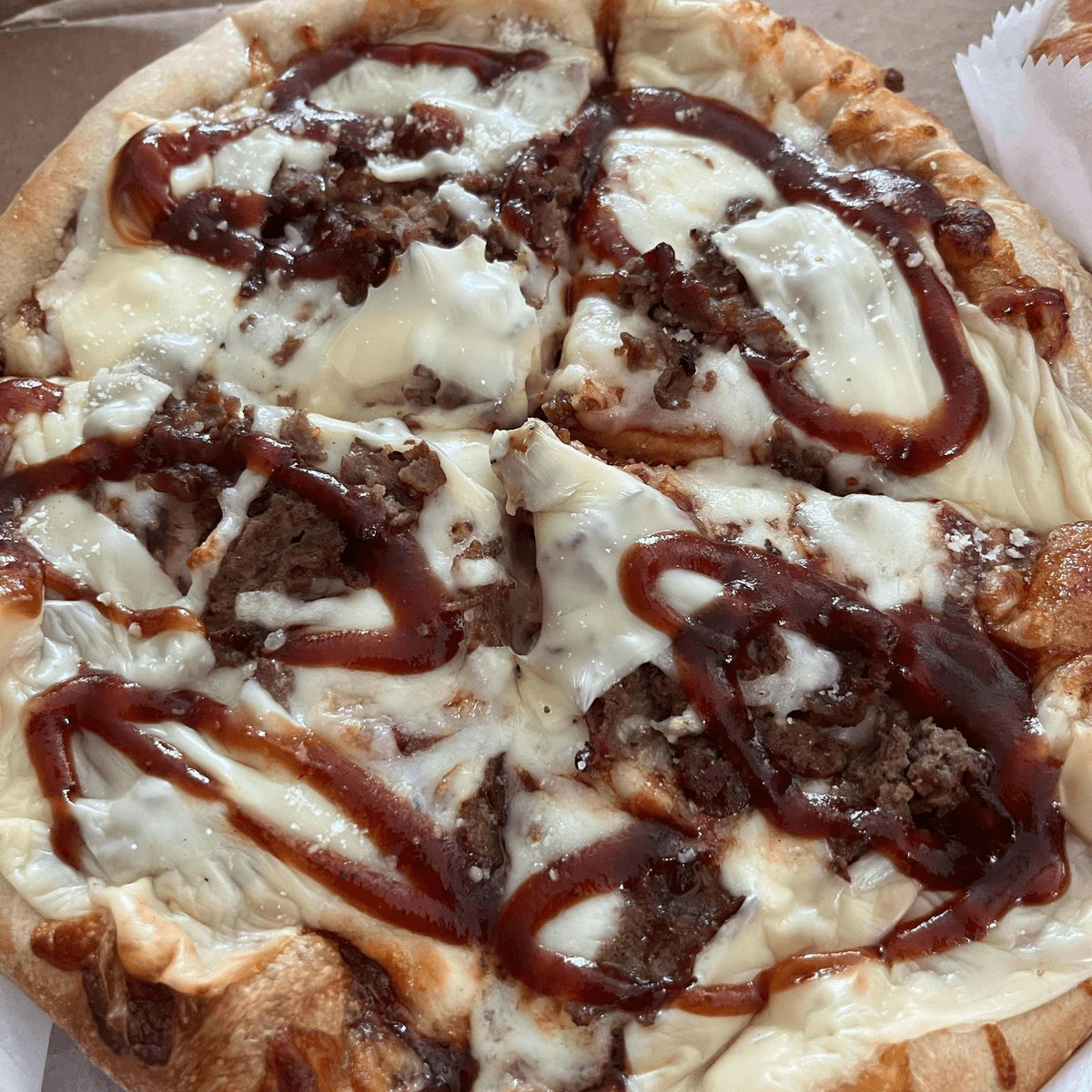 Cowboy Steak Pizza.