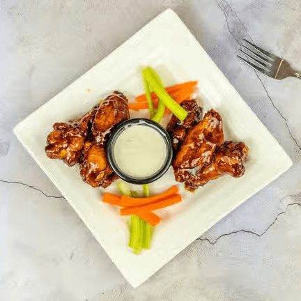 Teriyaki wings.