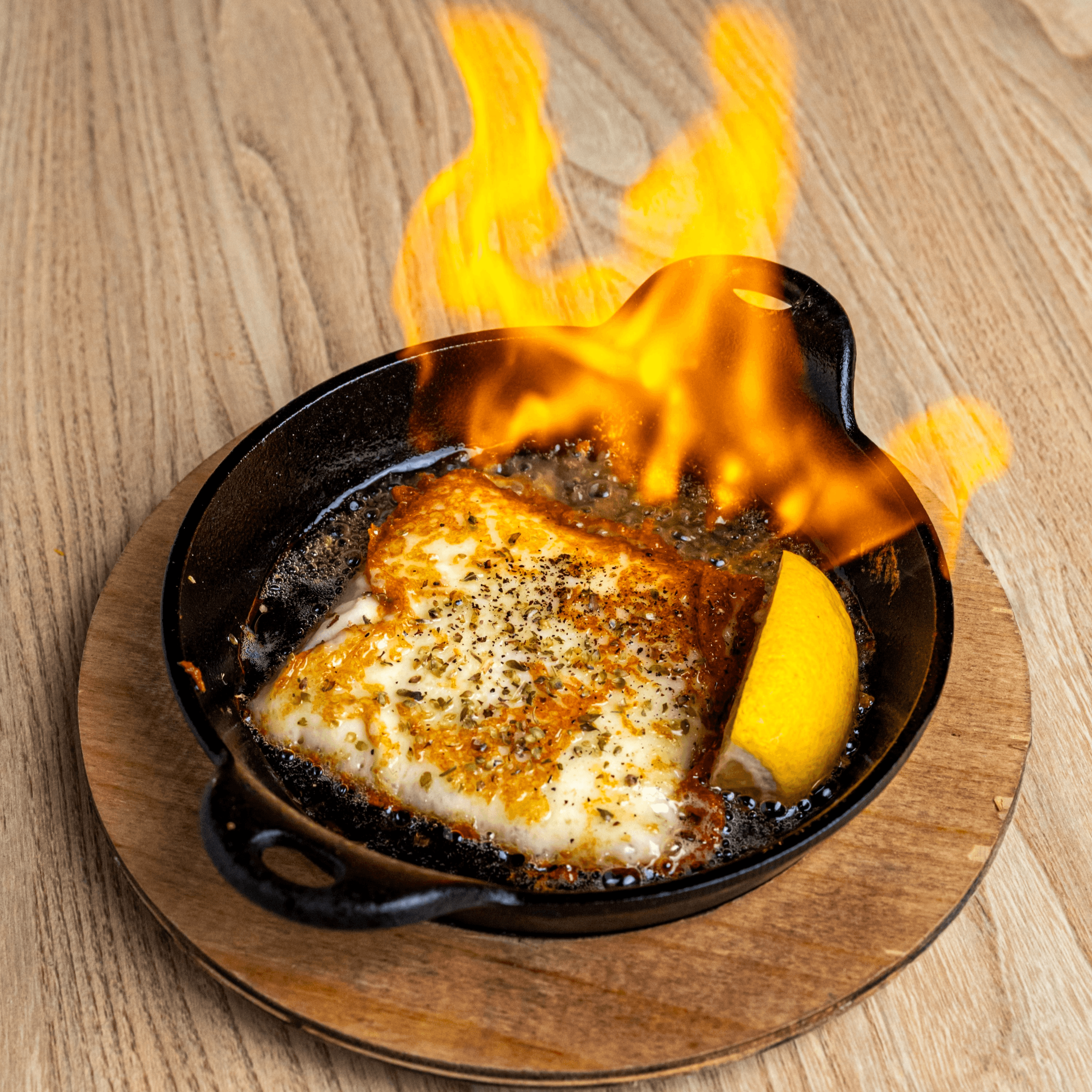 Saganaki.