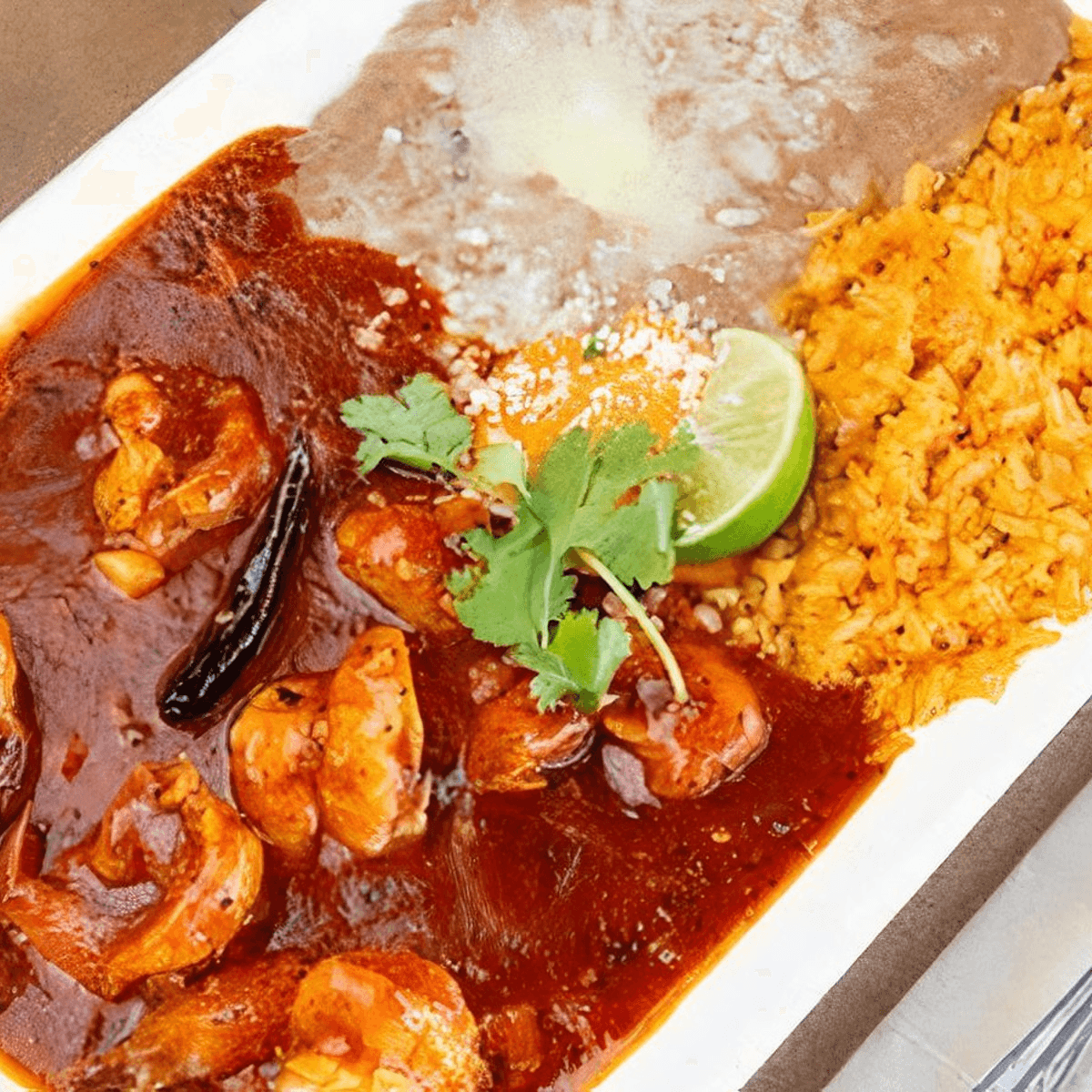 Camarones a La Diabla.