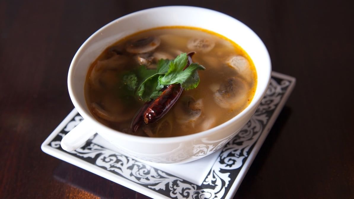 Tom Yum - Hot & Sour Lemongrass Soup.