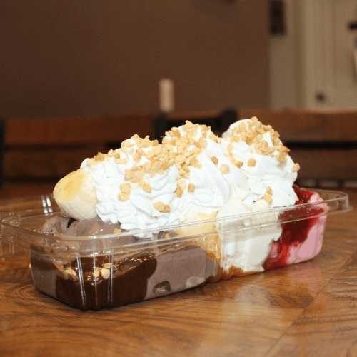 Vegan Banana Split