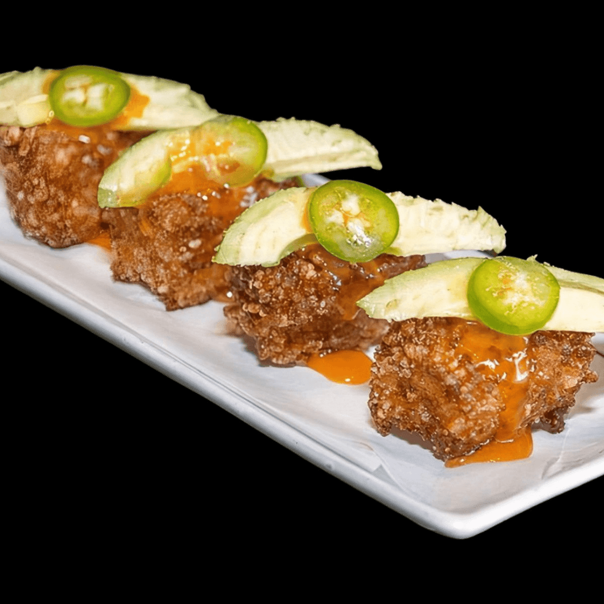 Crispy Rice & Avocado.