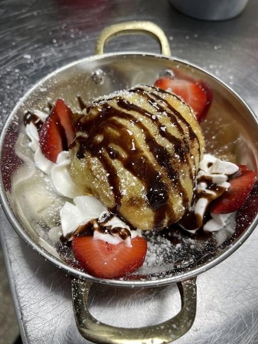 Indulge in Crispy Fried Ice Cream