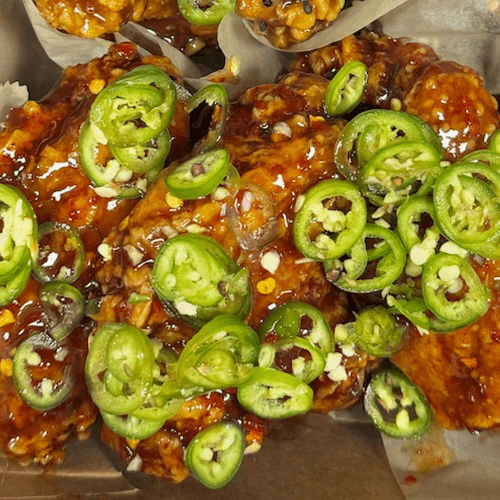 Chilin' Chili Fried Chicken Wings