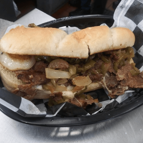 Philly Cheesesteak Burger