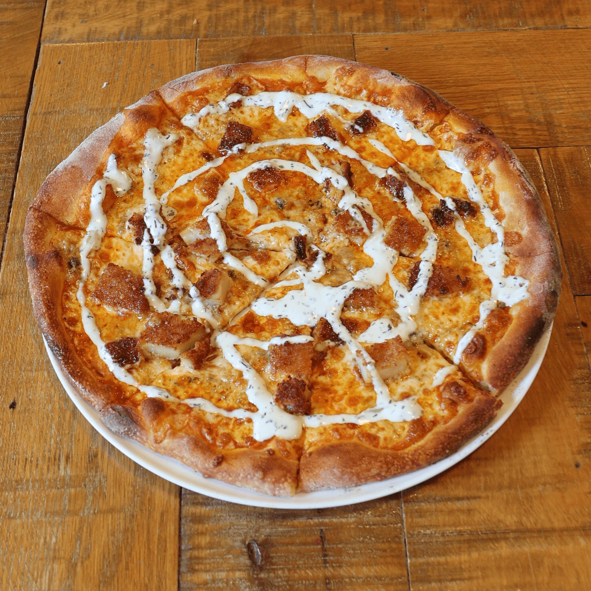 Buffalo Chicken Pizza.