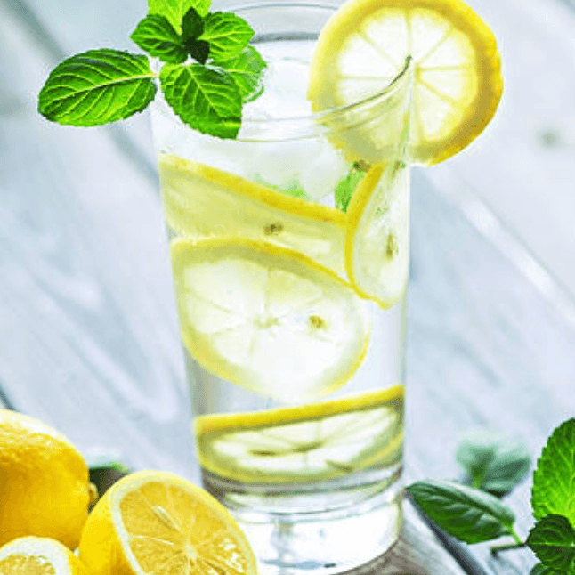 Mint Rosewater Lemonade.