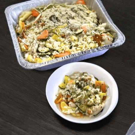 Chicken Primavera Risotto.