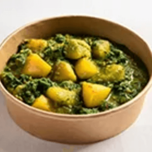 Saag Aloo (V).