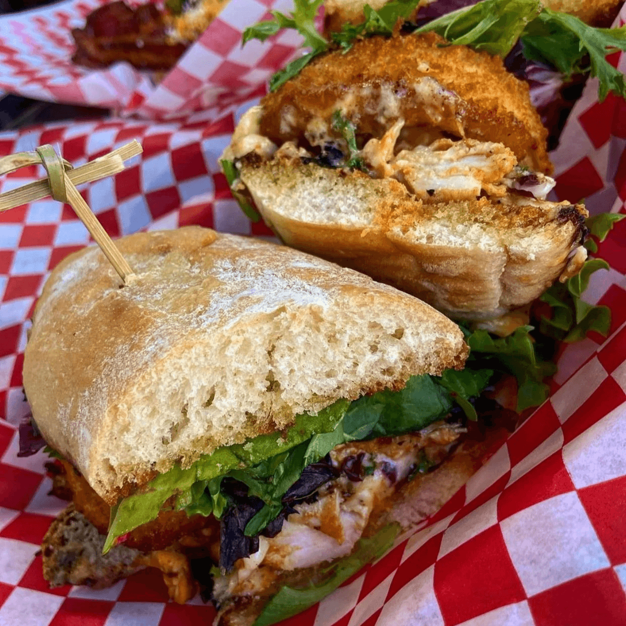 Buffalo Chicken Ranch Sandwich Combo.