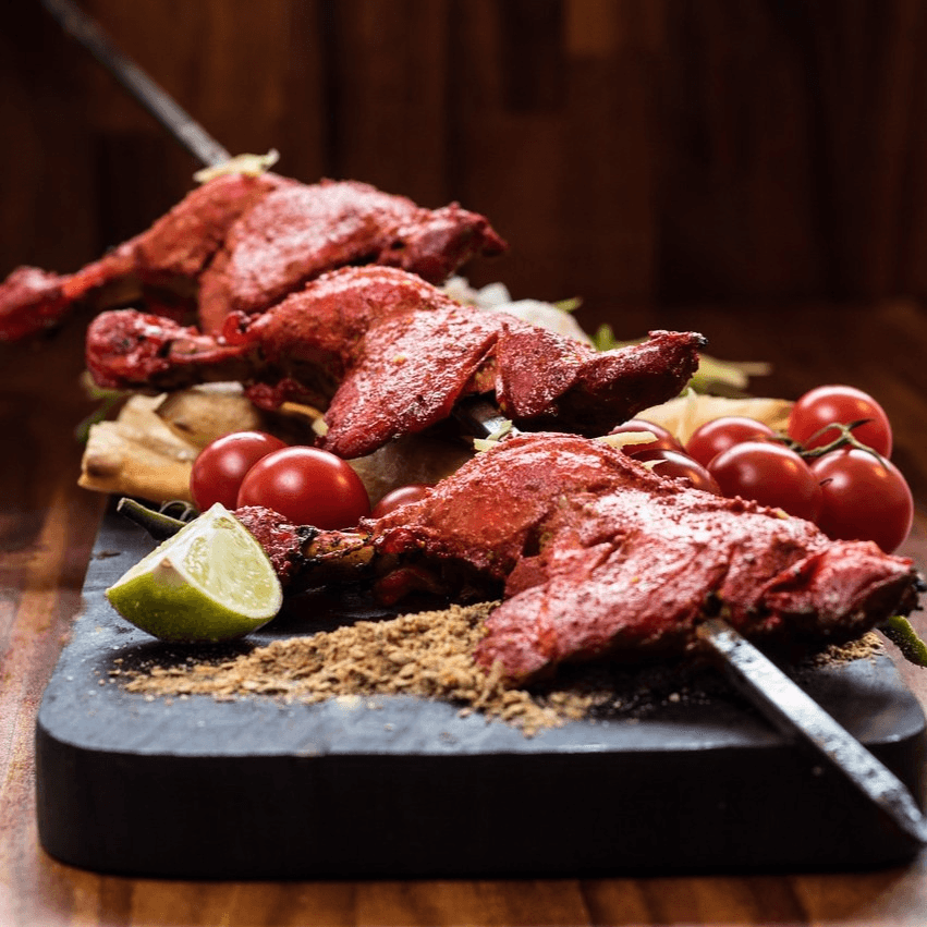 Tandoori chicken momo.