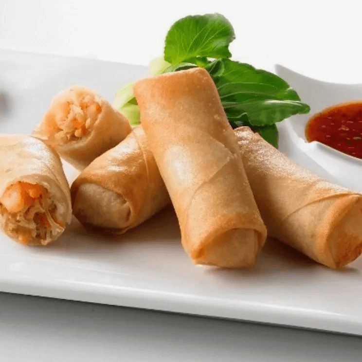 Crispy Pork or Vegetable Egg Roll.