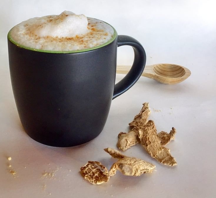 Honey Ginger Tea Latte.