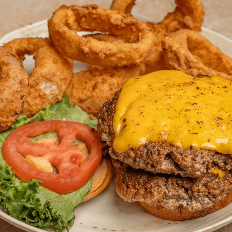 Double Grove Burger.