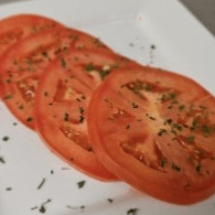 Fresh Sliced Tomato.