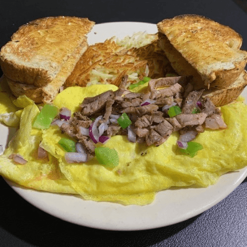 Philly Omelet.