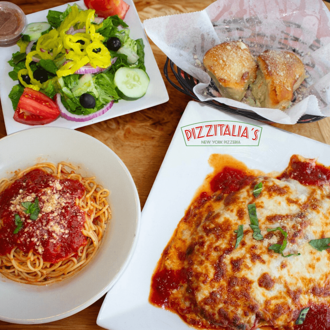 Eggplant Parm Dinner.