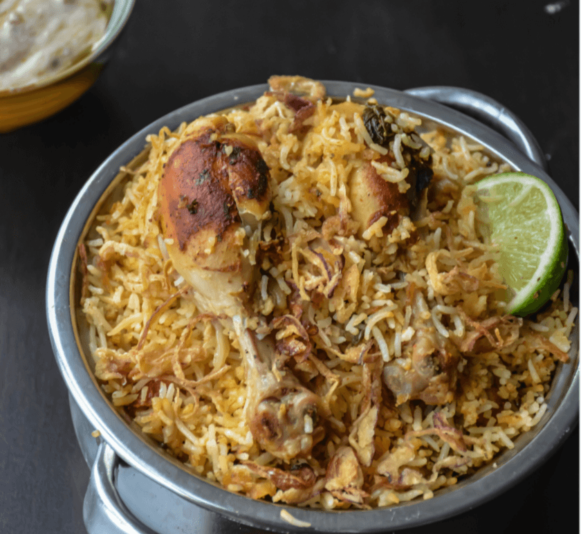 Chicken Dum Biryani.