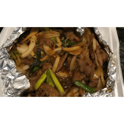 L12. Mongolian Beef Combo.