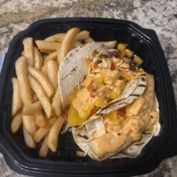 Blackened Mahi Taco's.