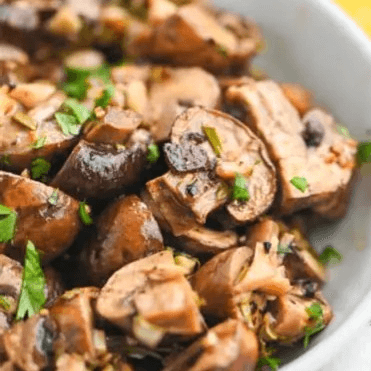 Herb-Roasted Mushrooms.
