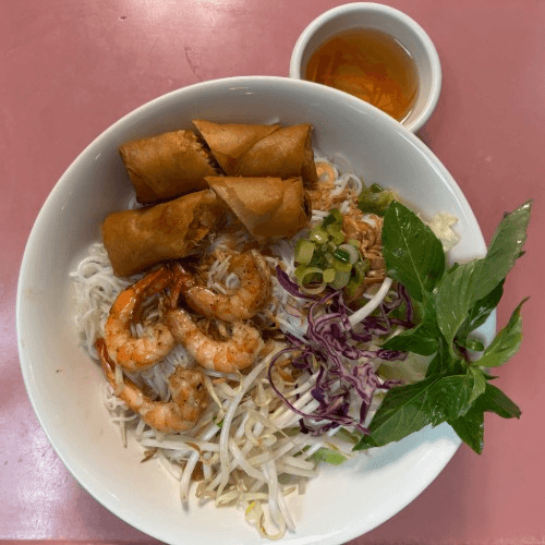 36. Bun Tom Nuong Cha Gio.