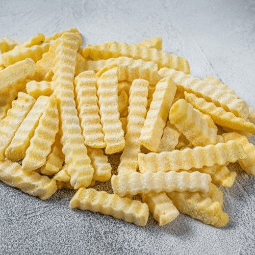CRINKLE CUT FRIES.